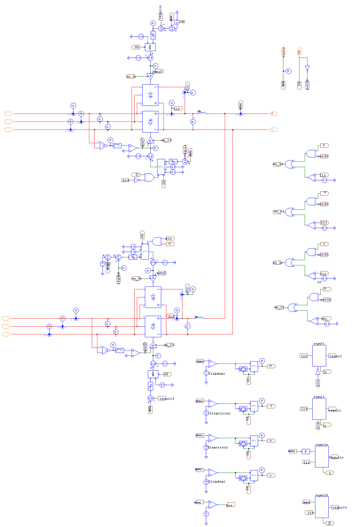 Validation model of the instrumentation and control of a 12-pulse thyristor bridge, using PSIM software