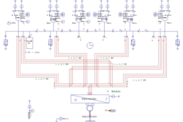 Aircraft carrier electrical network