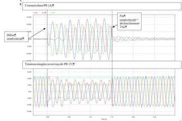 Reconstitution of the first incident on the industrial electricity grid